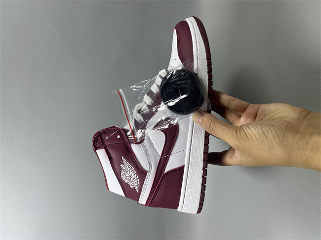 Women Running Weapon Air Jordan 1 White/Red Shoes 510